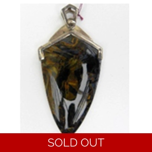 Arrowhead Pietersite 925 Sterling Pendant